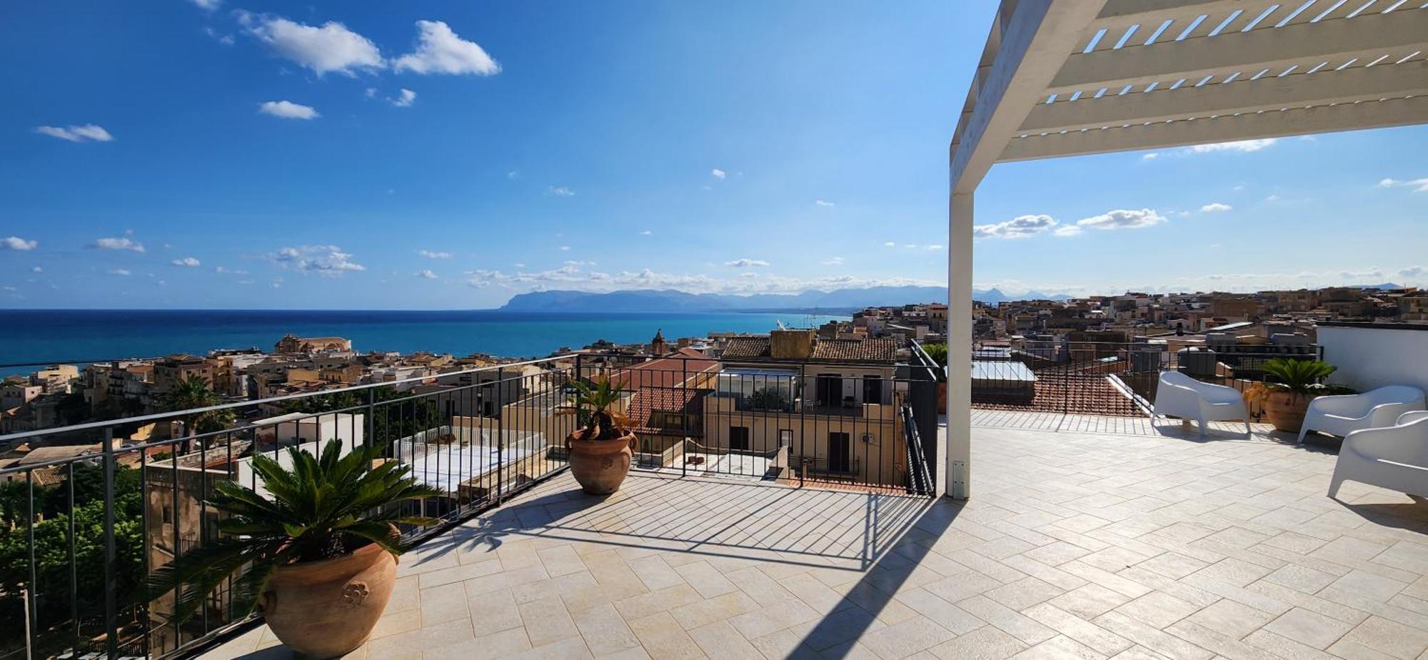 Palazzo Del Golfo Penthouse Leilighet Castellammare del Golfo Eksteriør bilde